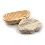Brunswick Bakers 25cm Oval banneton/proofing basket with  lining