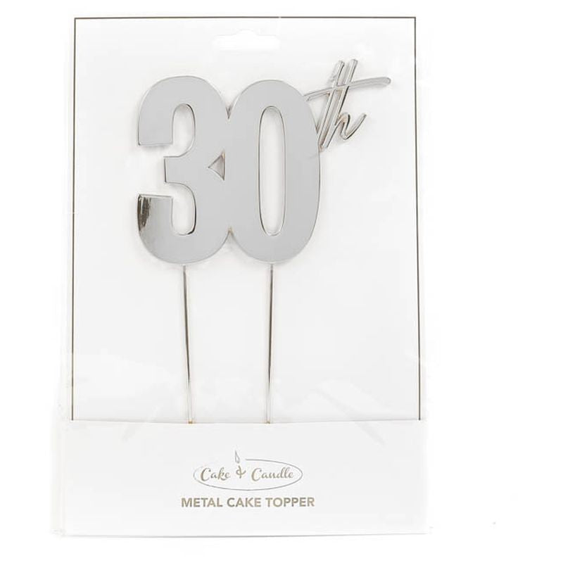 silver-metal-cake-topper-30th