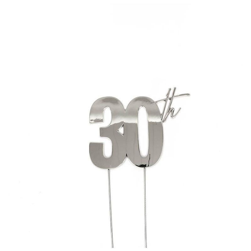 silver-metal-cake-topper-30th