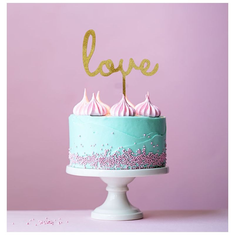 love-cake-topper-gold-glitter