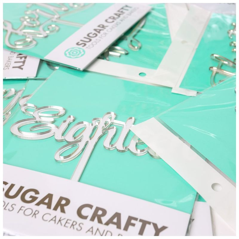 Number FIFTY Cake Topper (MIRROR)