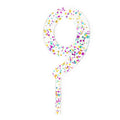 rainbow-glitter-number-9-cake-topper