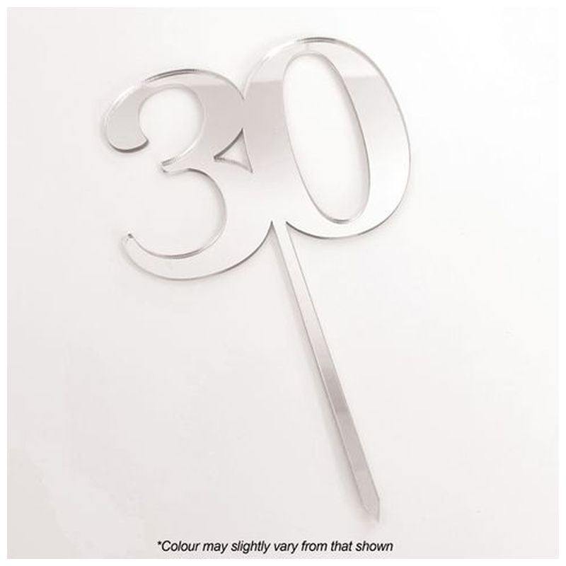 Cake Craft Silver Mirror Acrylic 30