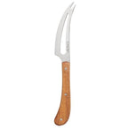 Pistol Grip Acacia Slotted Soft Cheese Knife