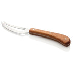 Pistol Grip Acacia Slotted Soft Cheese Knife