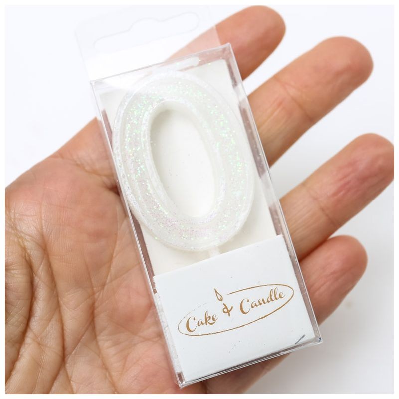 mini-glitter-candle-white-number-3