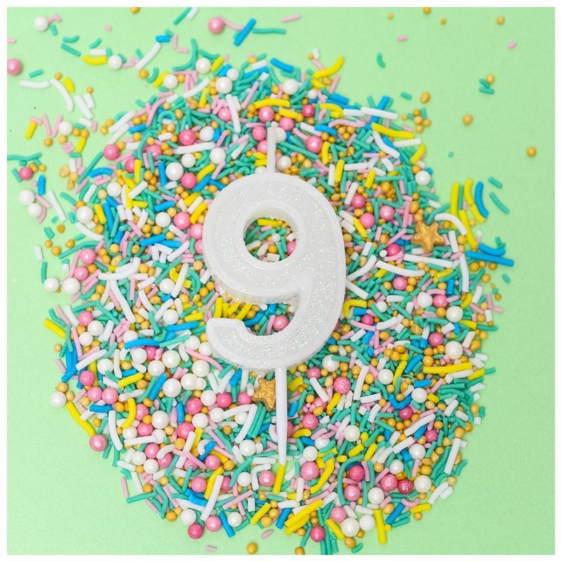 mini-glitter-candle-white-number-9