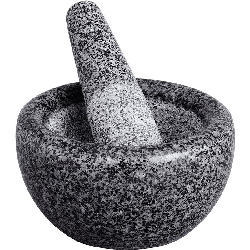 Avanti Pencil Edge Mortar And Pestle - 18cm - Black Speckled