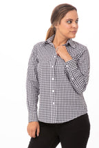 Chef Works Gingham Dress Shirt Womens W500