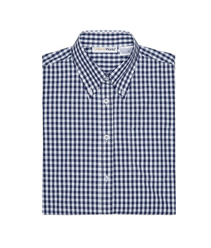 Chef Works Gingham Dress Shirt Womens W500