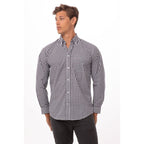 Chef Works Gingham Mens Dress Shirt D500
