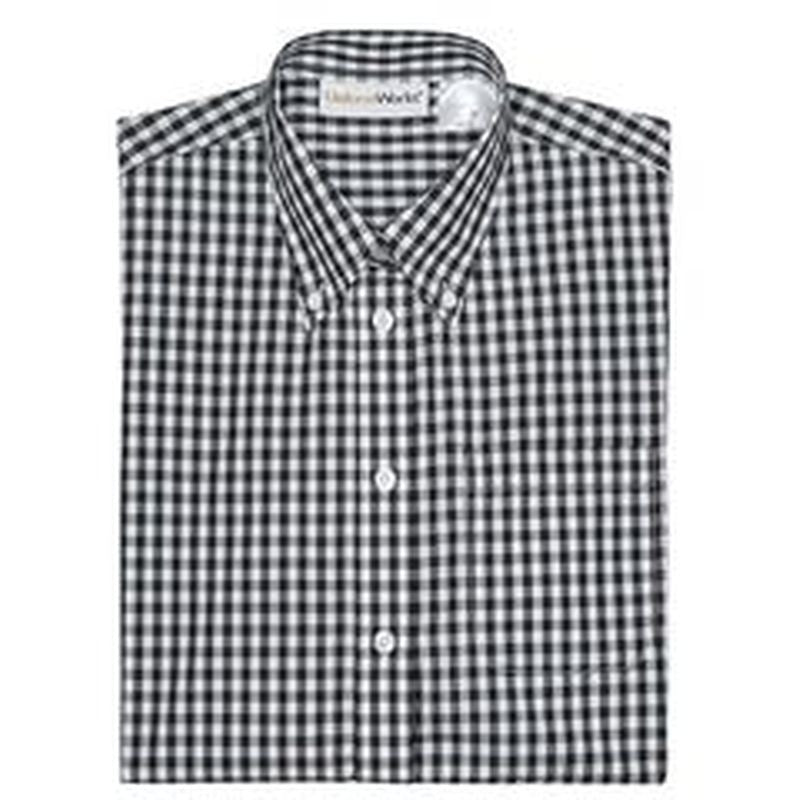 Chef Works Gingham Mens Dress Shirt D500