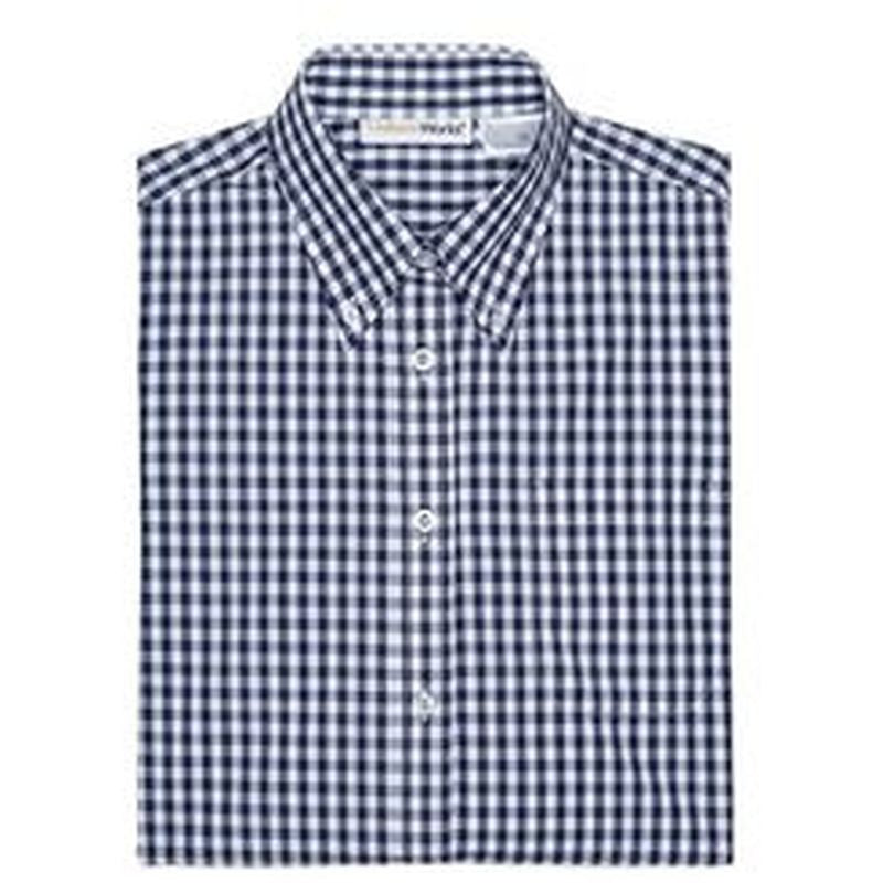 Chef Works Gingham Mens Dress Shirt D500