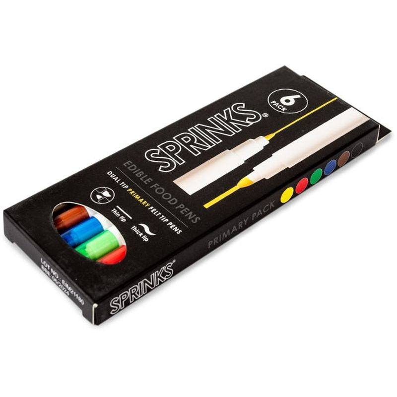 sprinks-edible-food-pen-set-primary-pack-pack-of-6