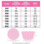 Cake Craft White Foil Baking Cups 390 72pc