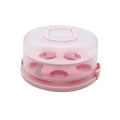 sharp-living-cake-box-double-muffin-carrier-round-pink