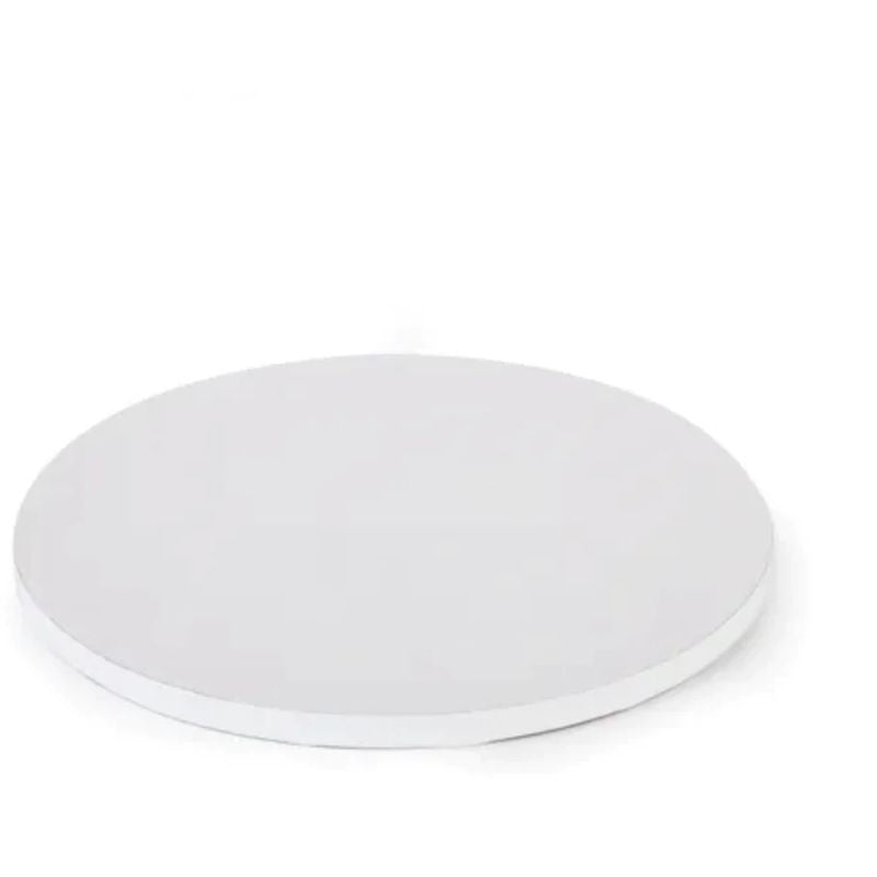 Mondo 12mm Drum Cake Board - Round - White - 8inch