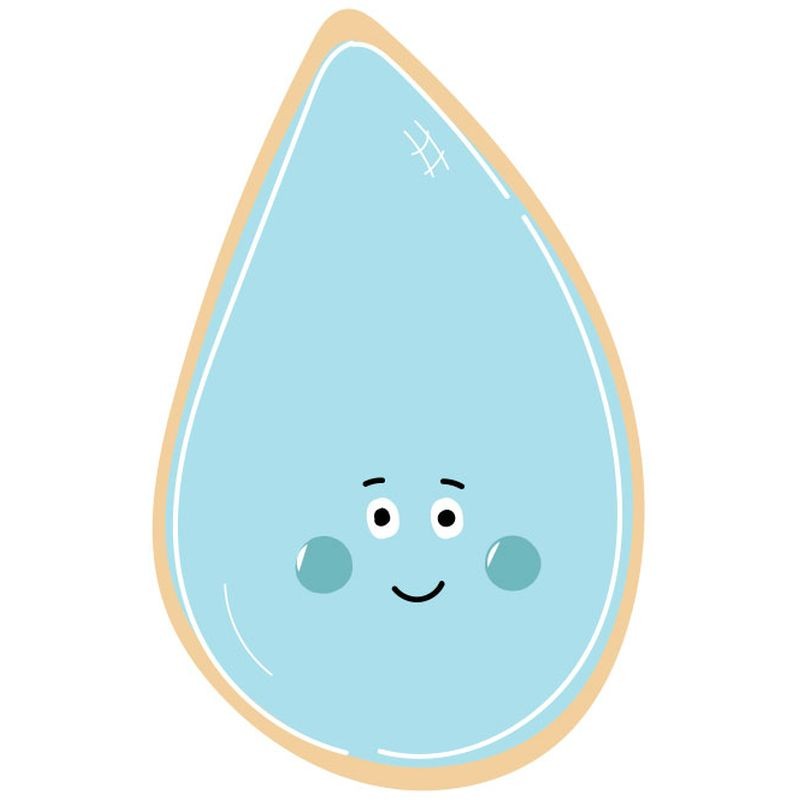 coo-kie-water-drop-cookie-cutter