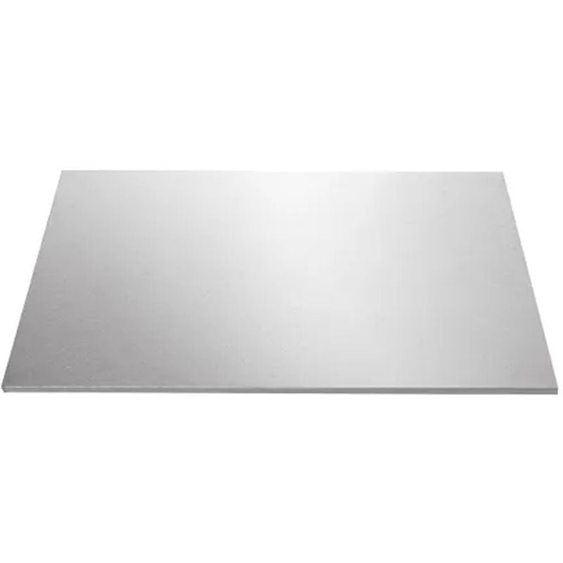 Mondo Masonite Cake Board - Silver Rectangle 12x18inch