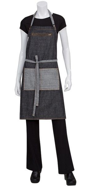 Chef Works Manhattan Bib Apron AB034