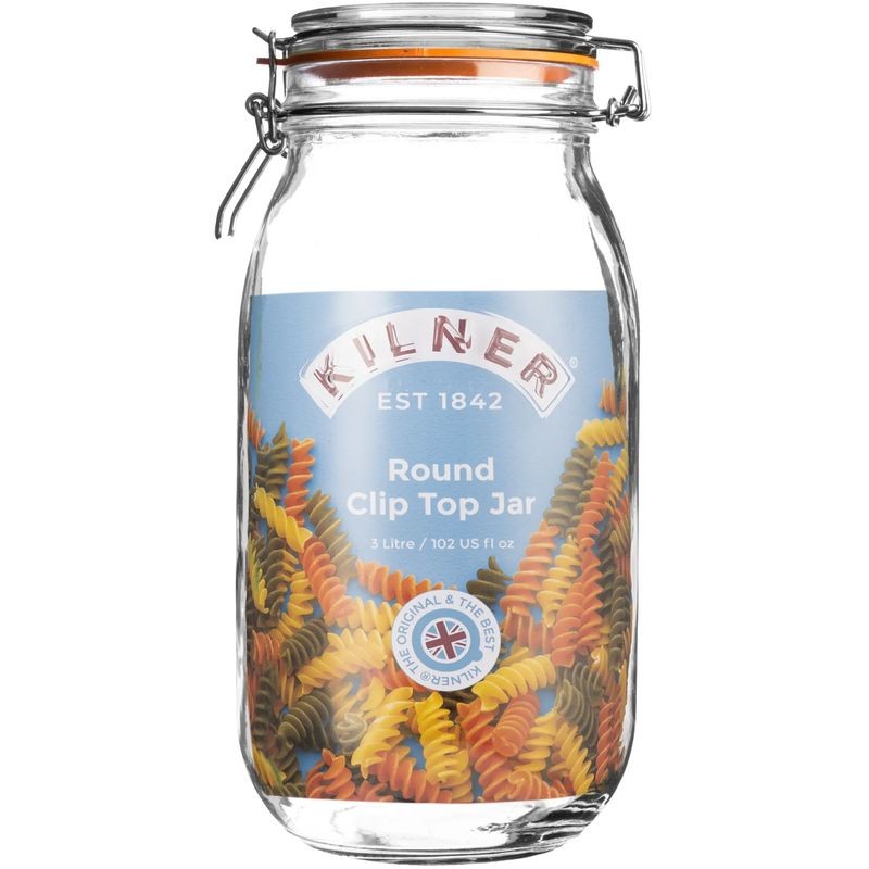Kilner Clip Top Round Jar 3 Litre