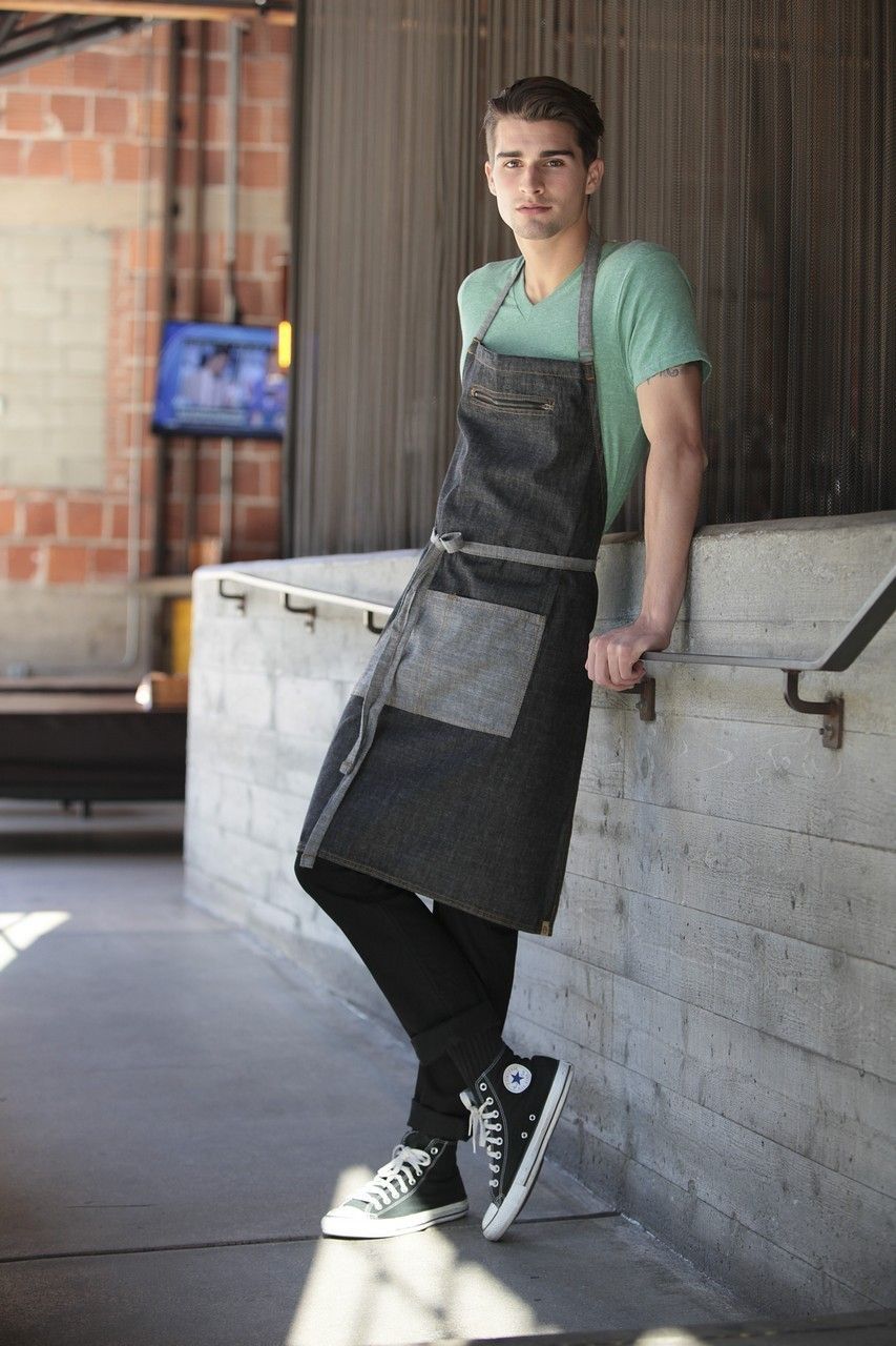 Chef Works Manhattan Bib Apron AB034