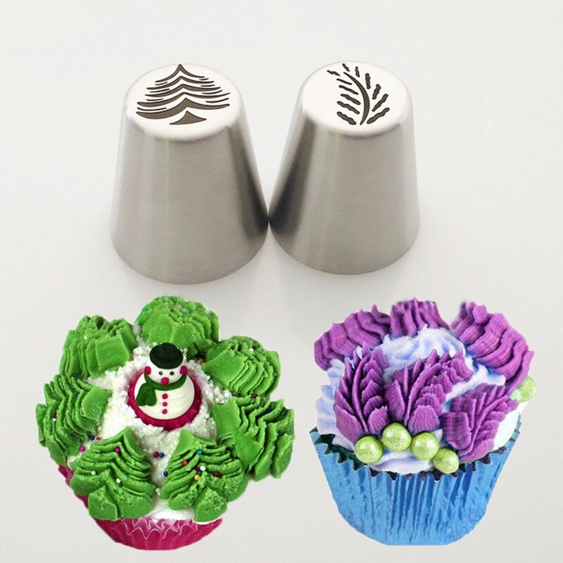 Russian Piping Tip Christmas Tree - 2pc