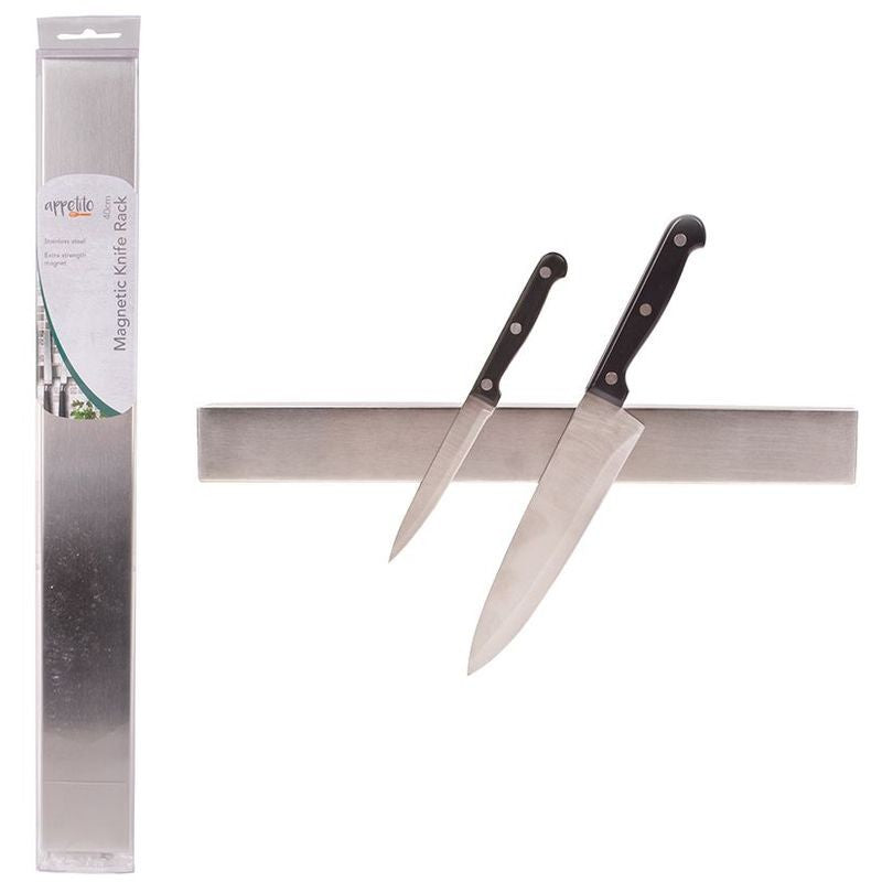 appetito-magnetic-stainless-steel-knife-rack-40cm