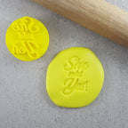 custom-cookie-cuttters-she-said-yes-embosser-60mm