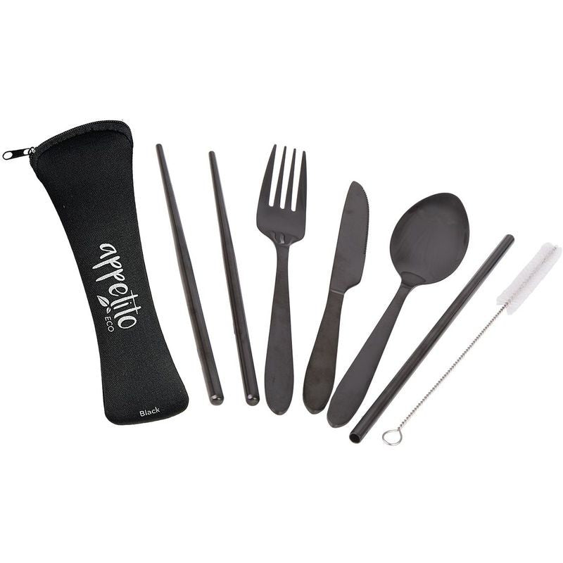 appetito-travellers-cutley-set-6-piece-black