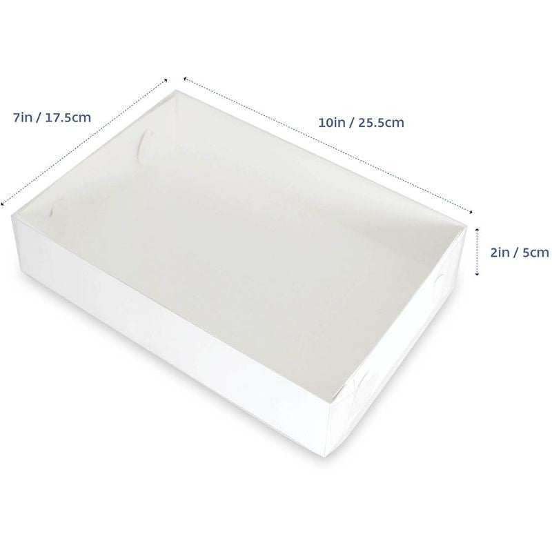 Loyal Clear Lid Biscuit Box - Rectangle - 10x7x2inches