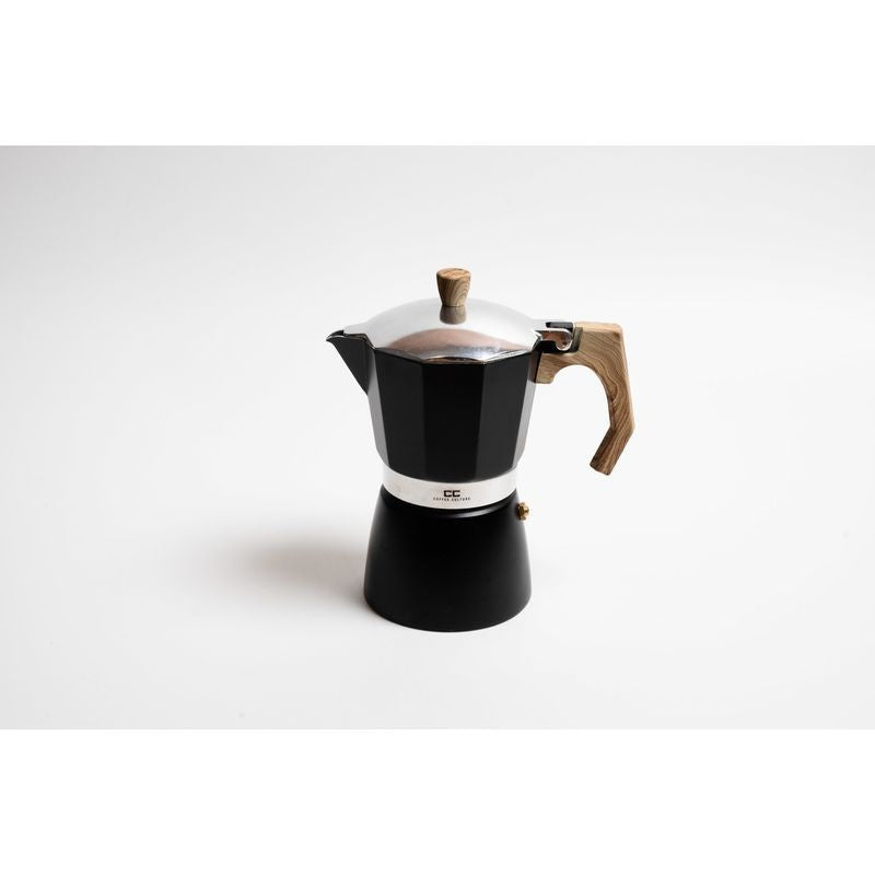 Coffee Culture Stove Top Coffee Maker - 9 Cup - Black