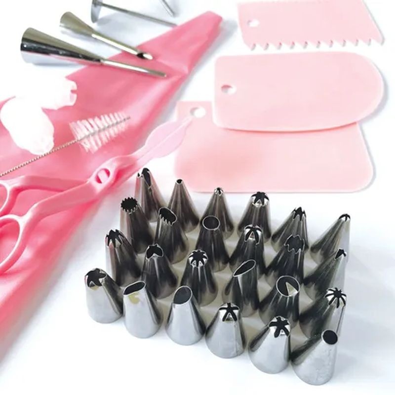 Cake Craft Piping Tip Set 36 piece