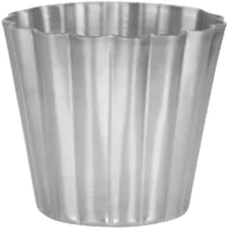 Chef Inox Dariol Mould Aluminium Fluted 67x56mm / 120ml