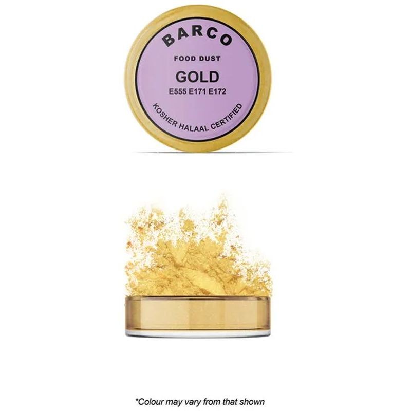 Barco - Lilac Label - Gold Food Paint/Dust - 10ml