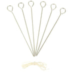 appetito-stainless-steel-poultry-lacers-set-of-6