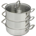 Pyrolux PYROSTEEL 18cm 3 Tier Steamer Set