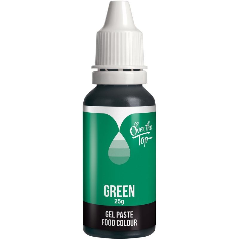 Over The Top Gel Paste Food Colour 25g - Green