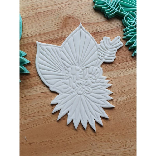 3 Lil BugsDried Palm Arrangement Cookie Stamp and Cutter