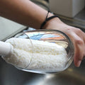 White Magic Eco Crystal Stemware Brush