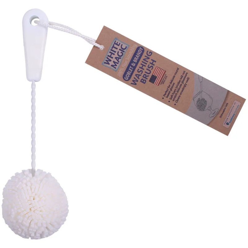 White Magic Goblet & Brandy Washing Brush