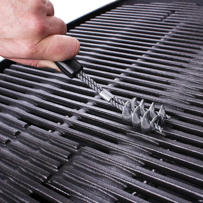 White Magic Mini Double Helix Barbecue Brush