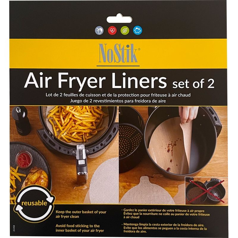 nostik-air-fryer-liners-round-2pc