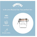 Kilner Clip Top Round Jar 0.35 Litre