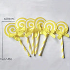 cake-topper-lollipops-12pc-yellow