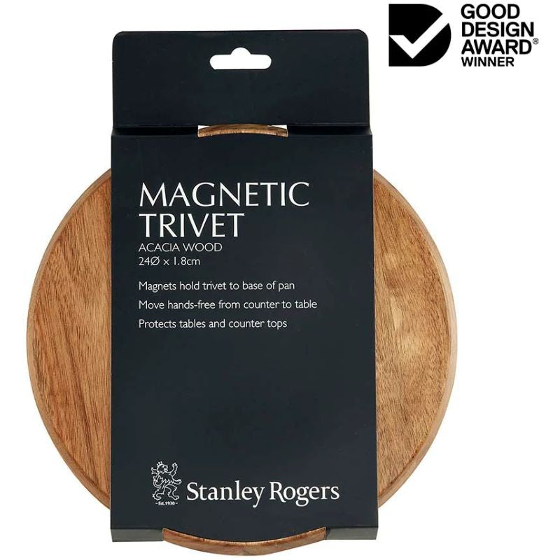 Stanley Rogers Magnetic Trivet Acacia 24cm