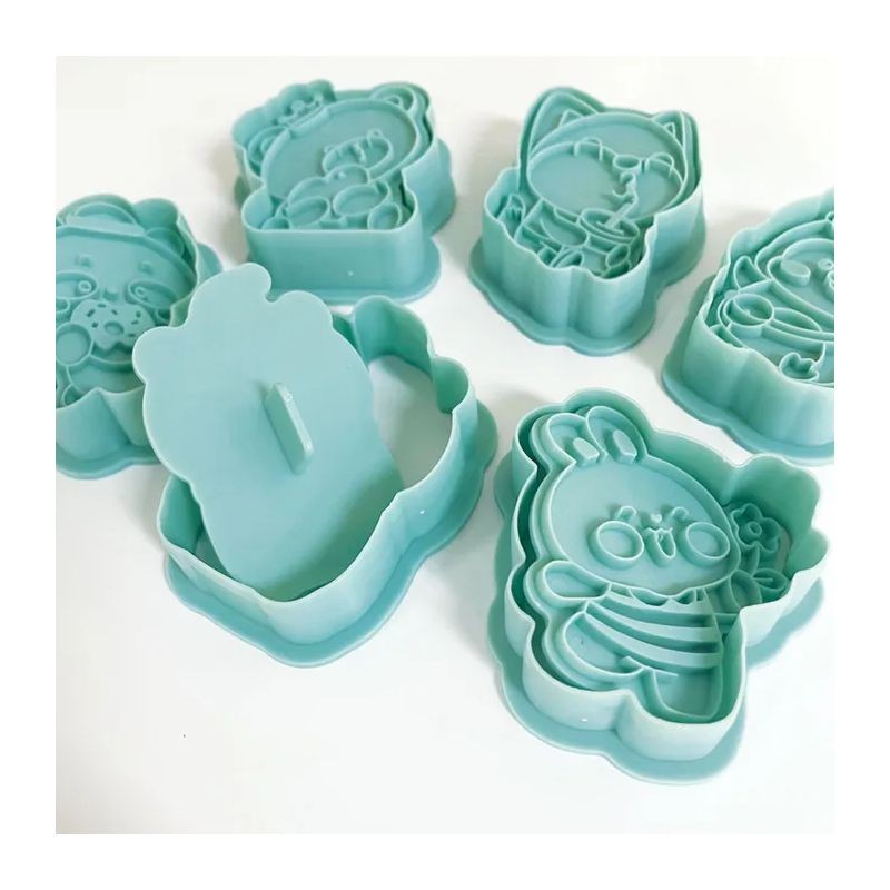 Cake Craft Cookie Cutters - Cute Animals - 6 pieces