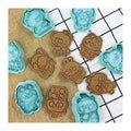 Cake Craft Cookie Cutters - Cute Animals - 6 pieces