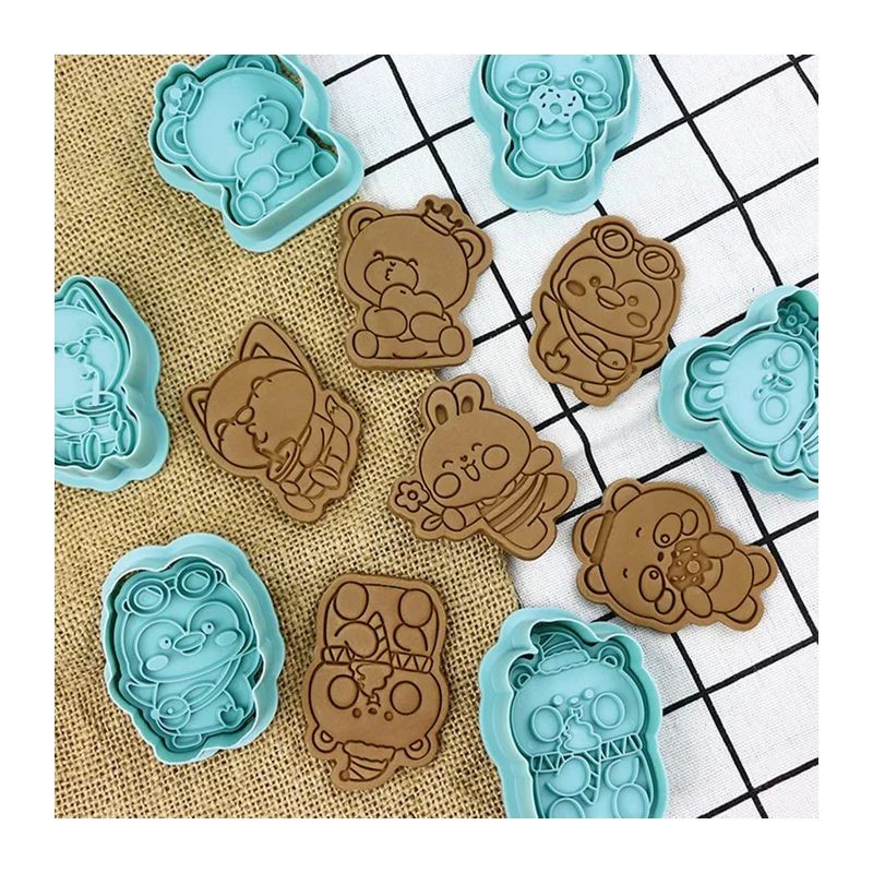 Cake Craft Cookie Cutters - Cute Animals - 6 pieces