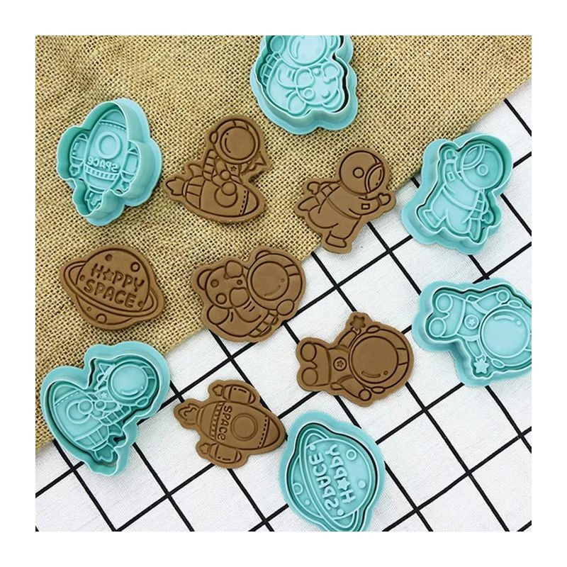 Cake Craft Cookie Cutters - Happy Space - 6 pieces